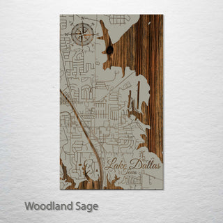 Lake Dallas, Texas Street Map