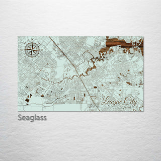 League City, Texas Street Map