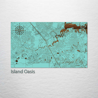 League City, Texas Street Map
