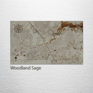 League City, Texas Street Map