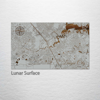 League City, Texas Street Map