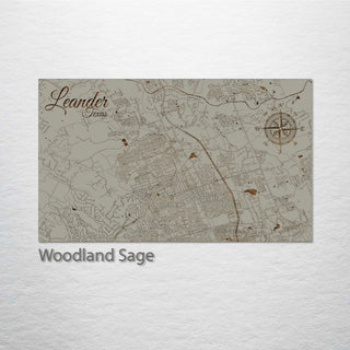 Leander, Texas Street Map
