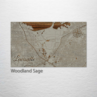 Lewisville, Texas Street Map