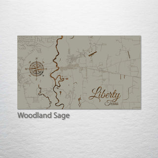 Liberty, Texas Street Map