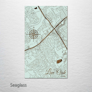 Live Oak, Texas Street Map