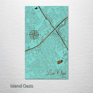 Live Oak, Texas Street Map