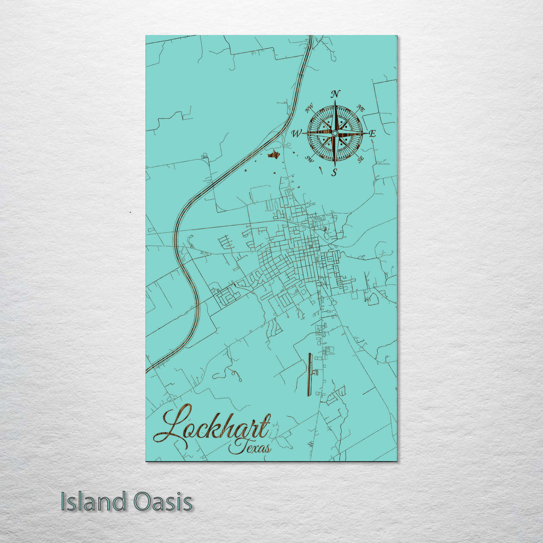 Lockhart, Texas Street Map