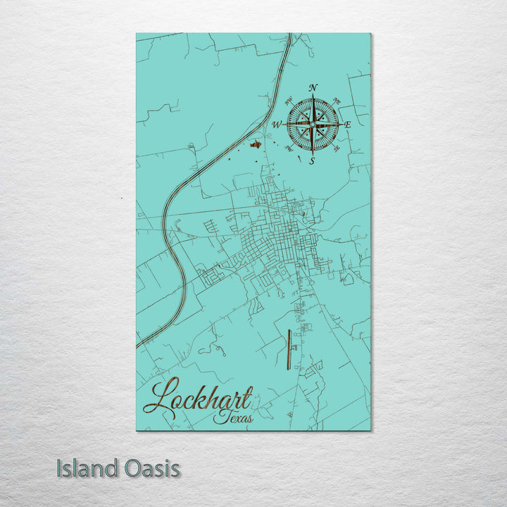 Lockhart, Texas Street Map