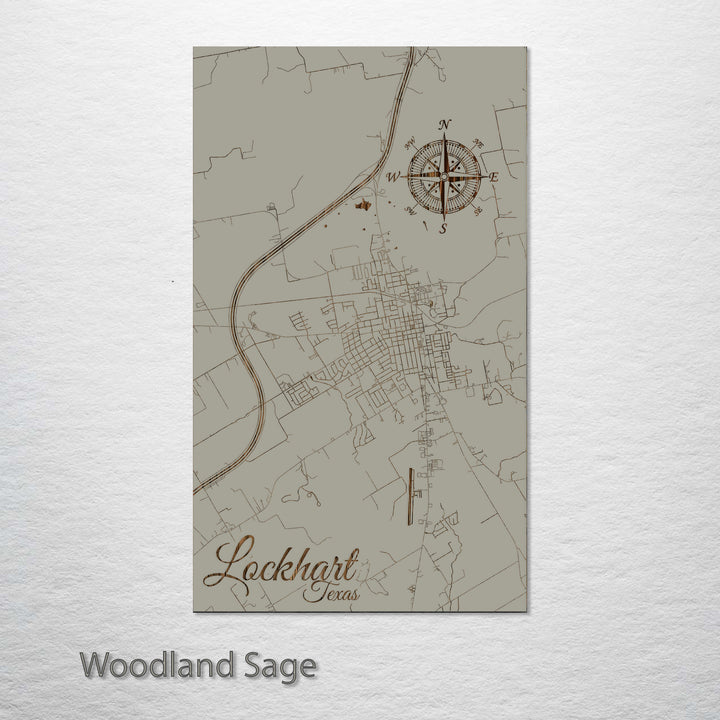 Lockhart, Texas Street Map