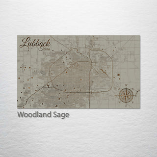 Lubbock, Texas Street Map