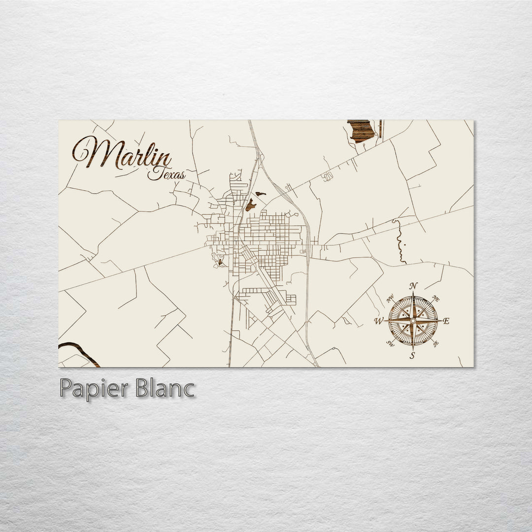 Marlin, Texas Street Map