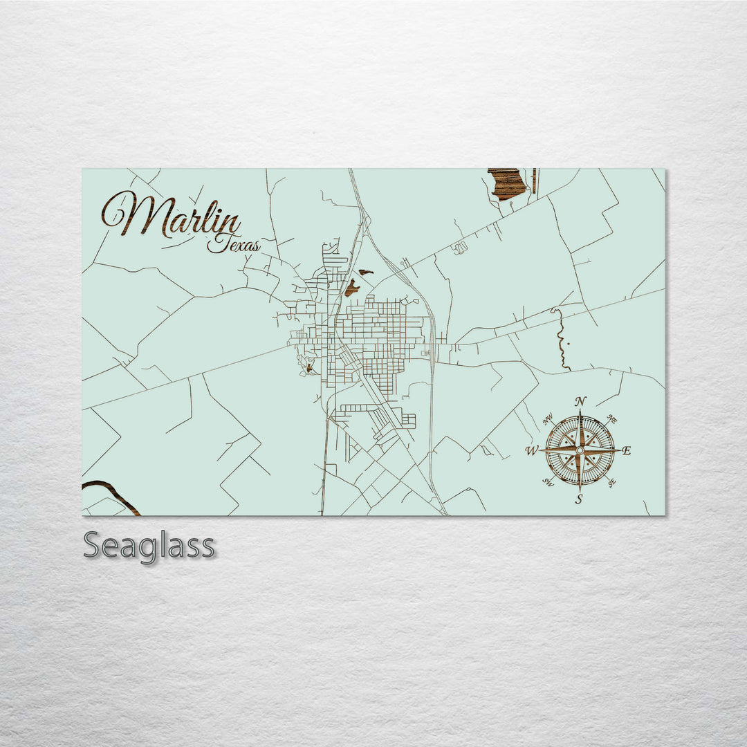 Marlin, Texas Street Map