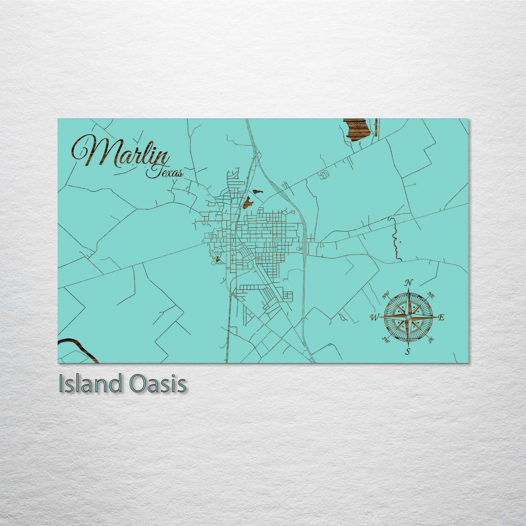 Marlin, Texas Street Map