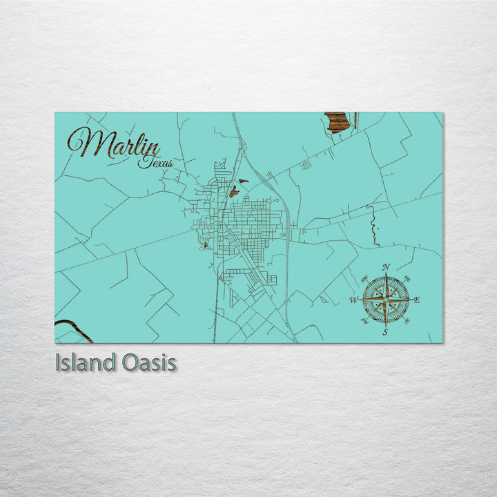 Marlin, Texas Street Map