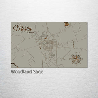 Marlin, Texas Street Map
