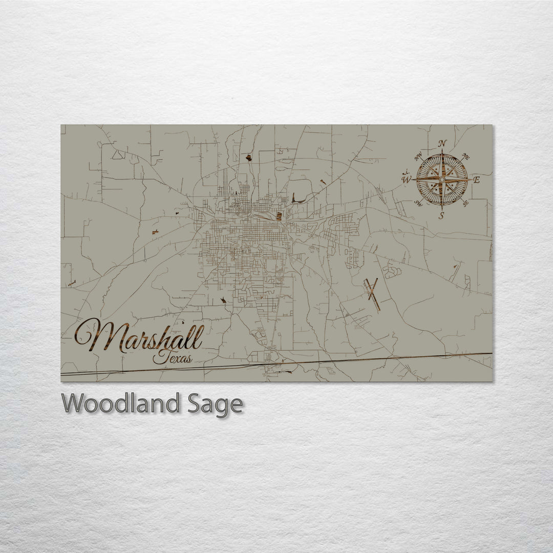 Marshall, Texas Street Map