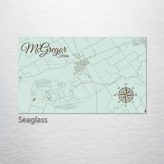 McGregor, Texas Street Map