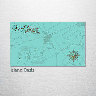 McGregor, Texas Street Map