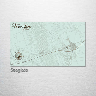 Monahans, Texas Street Map