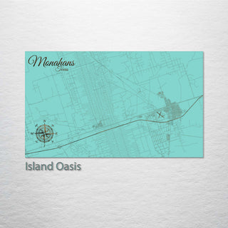 Monahans, Texas Street Map