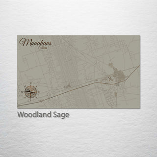 Monahans, Texas Street Map