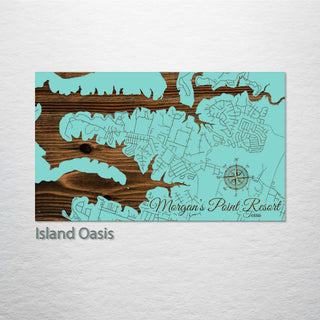 Morgan's Point Resort, Texas Street Map