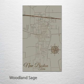 New Boston, Texas Street Map