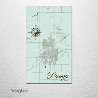 Pampa, Texas Street Map
