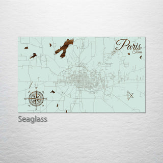 Paris, Texas Street Map