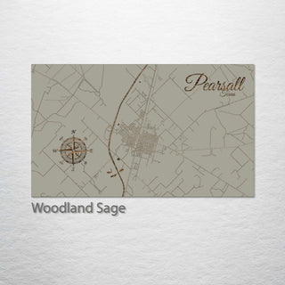 Pearsall, Texas Street Map