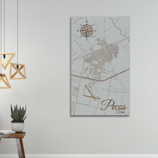 Pecos, Texas Street Map