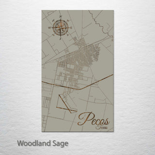 Pecos, Texas Street Map