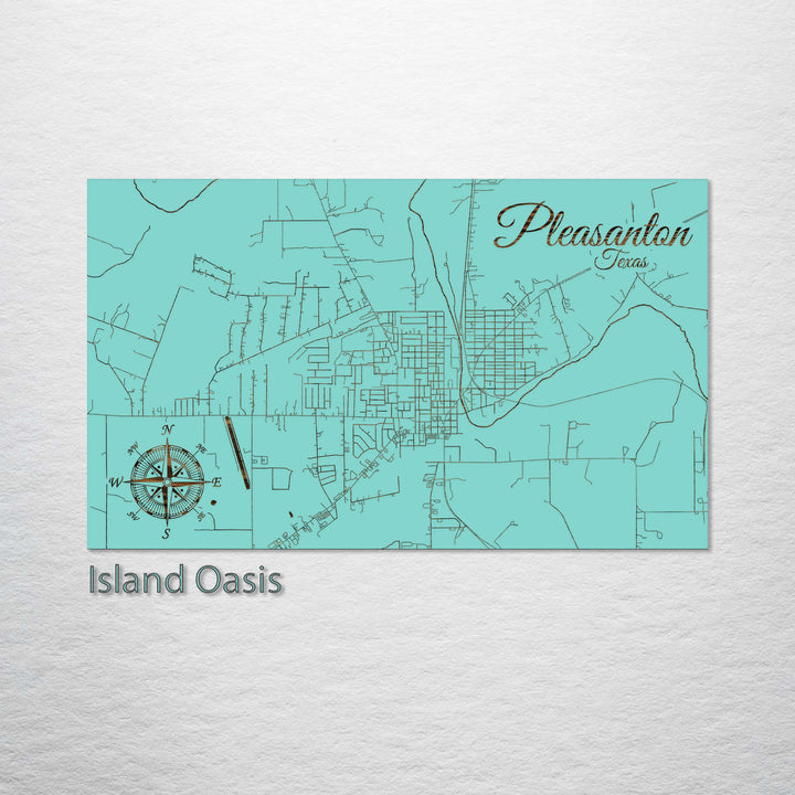 Pleasanton, Texas Street Map