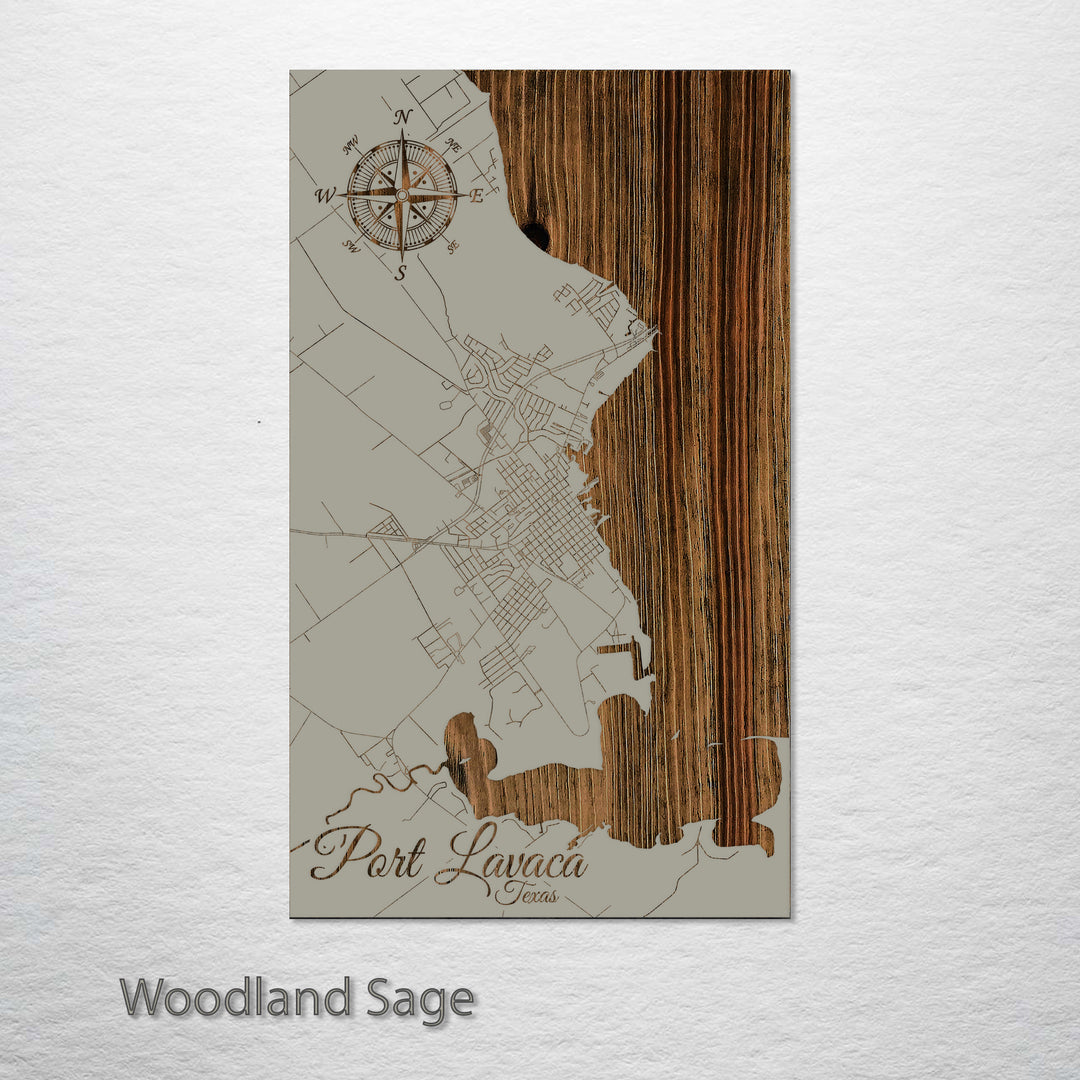 Port Lavaca, Texas Street Map