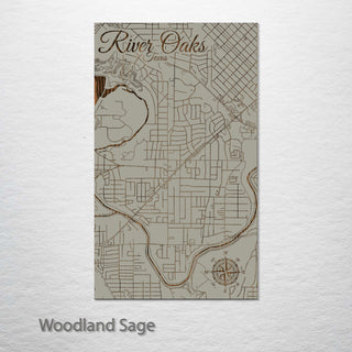River Oaks, Texas Street Map