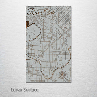 River Oaks, Texas Street Map