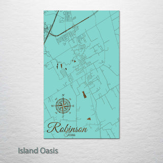 Robinson, Texas Street Map