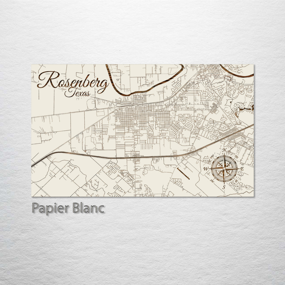 Rosenberg, Texas Street Map