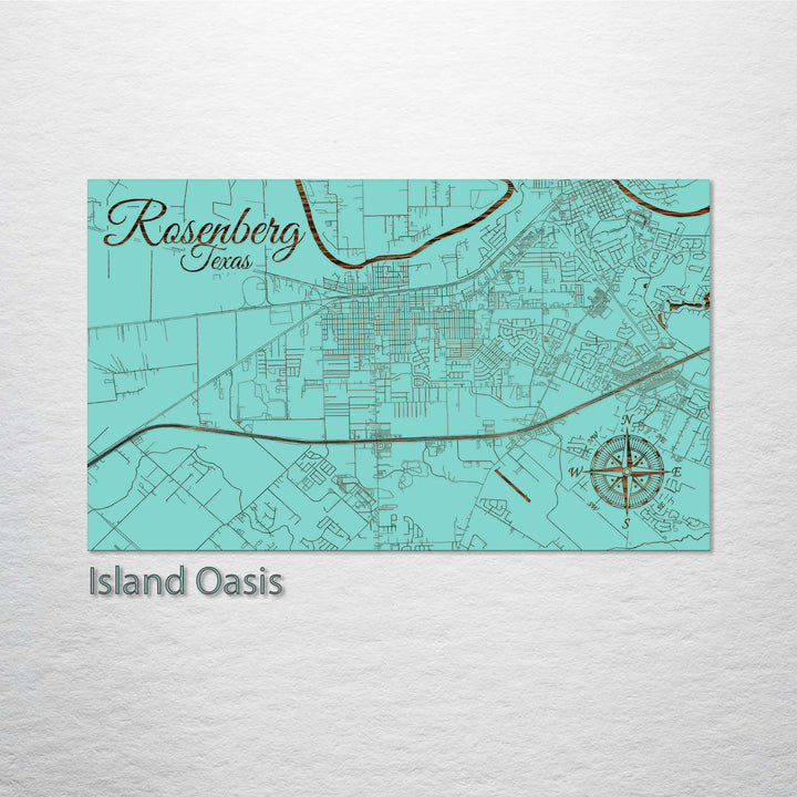 Rosenberg, Texas Street Map