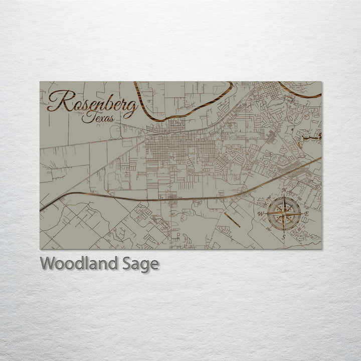 Rosenberg, Texas Street Map