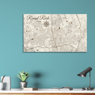Round Rock, Texas Street Map