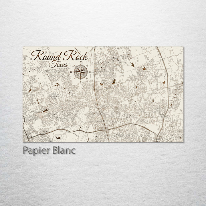 Round Rock, Texas Street Map