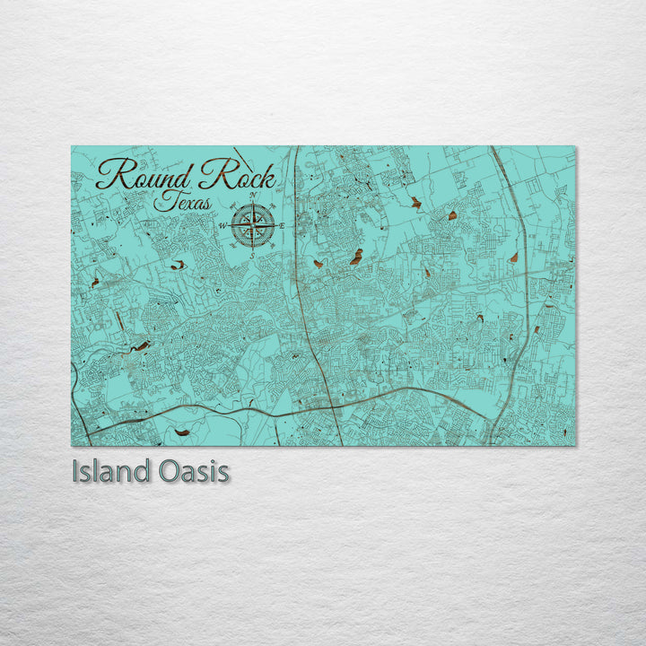 Round Rock, Texas Street Map