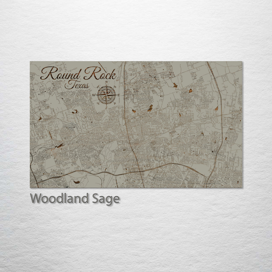 Round Rock, Texas Street Map