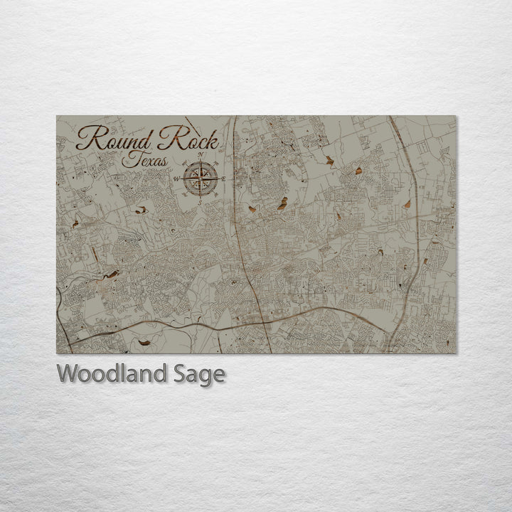 Round Rock, Texas Street Map