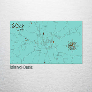 Rusk, Texas Street Map