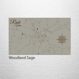 Rusk, Texas Street Map