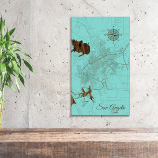 San Angelo, Texas Street Map