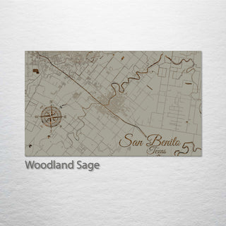 San Benito, Texas Street Map