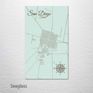 San Diego, Texas Street Map